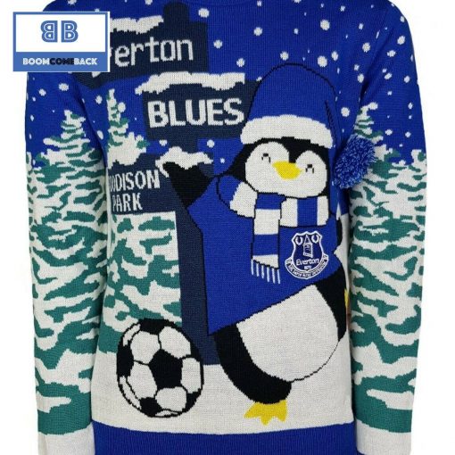 Everton FC Penguin Christmas 3D Sweater