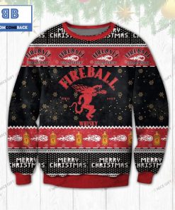 fireball cinnamon whisky christmas red 3d sweater 3 NbCM0