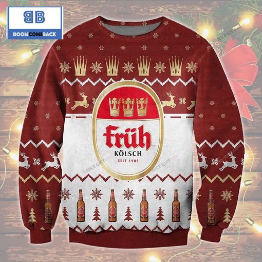 Fruh Kolsch Whisky Christmas 3D Sweater
