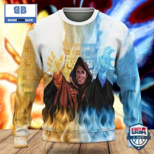 Game MTG Meddling Mage Ugly Knitted Sweater