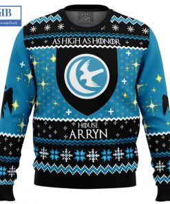game of thrones as high as honor house arryn ugly christmas sweater 3 LKxiq