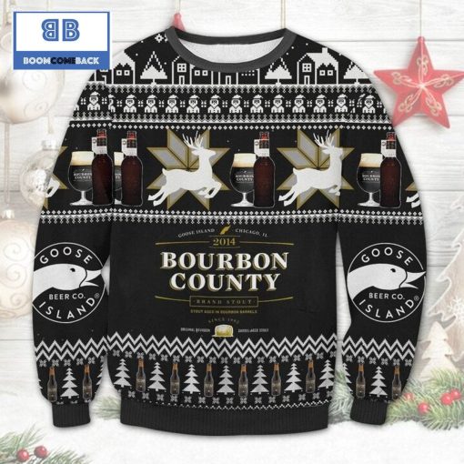 Goose Island Bourbon County Ugly Christmas Sweater