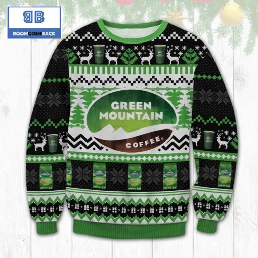 Green Mountain Coffee Ugly Christmas Sweater
