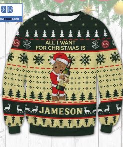 groot all i want for christmas is jameson irish whiskey christmas 3d sweater 2 5GQBE