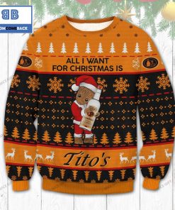 groot all i want for christmas is titos handmade vodka christmas 3d sweater 2 zqo7e