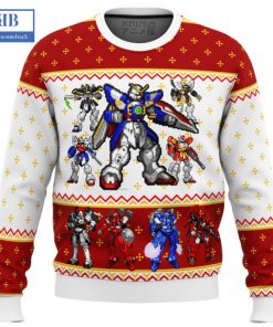 gundam wing sprites ugly christmas sweater 3 th3RM
