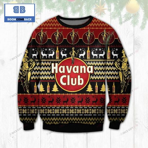 Havana Club Whisky Christmas 3D Sweater
