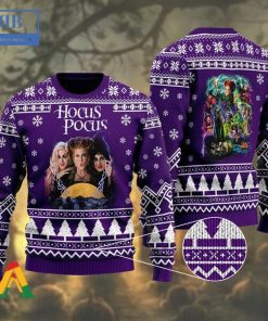 hocus pocus purple ugly christmas sweater 3 QBbv7