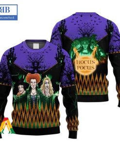 Hocus Pocus The Sanderson Sisters Ugly Christmas Sweater