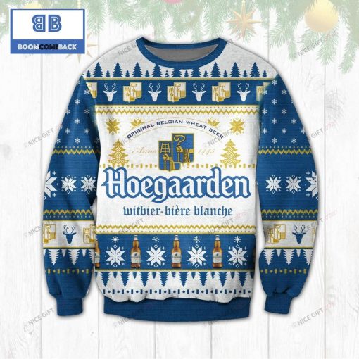 Hoegaarden Beer Christmas 3D Sweater