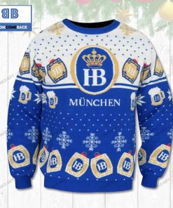 hofbrau munchen beer christmas 3d sweater 3 5oOgR