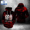 Horror FRIENDS Black And White Halloween 3D Hoodie