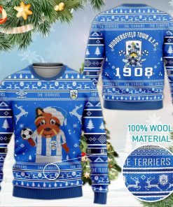huddersfield town afc the terriers 3d ugly christmas sweater 2 03ULM
