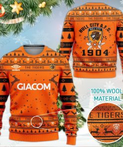 hull city afc the tigers 3d ugly christmas sweater 2 zwV7b
