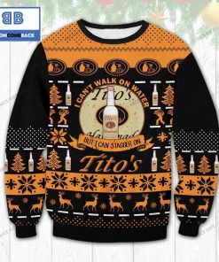 i cant walk on water but i can stagger on titos handmade vodka christmas 3d sweater 2 p6iju