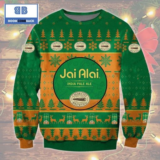 Jai Alai Whisky Christmas 3D Sweater