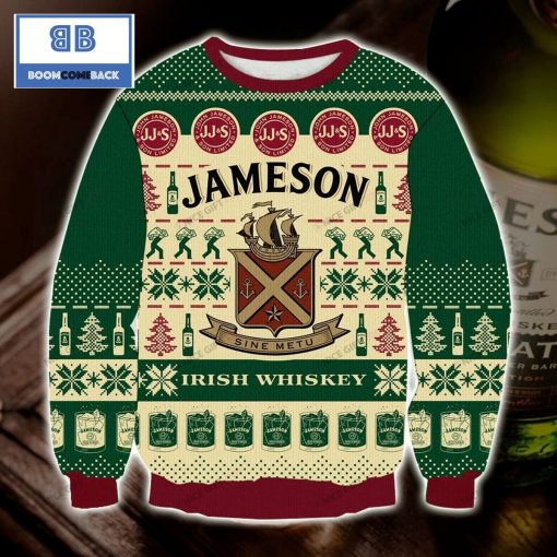 Jameson Irish Whiskey Christmas Ugly Sweater