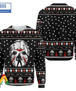 jason voorhees friday the 13th ugly christmas sweater 3 7unp9