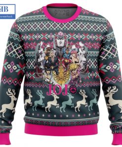 JoJo’s Bizarre Adventure Golden Wind Ugly Christmas Sweater