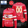 Iowa Hawkeyes NCAA Custom Name And Number Christmas Ugly Sweater