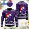 Kentucky Wildcats NCAA Santa Claus Hat Ho Ho Ho 3D Custom Name Ugly Christmas Sweater
