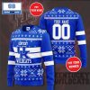 Louisville Cardinals NCAA Santa Claus Hat Ho Ho Ho 3D Custom Name Ugly Christmas Sweater