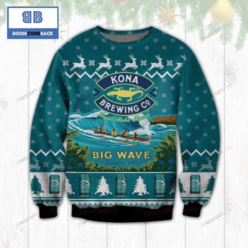 Kona Brewing Beer Christmas Ugly Sweater