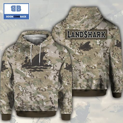 Landshark Lager Camouflage 3D Hoodie