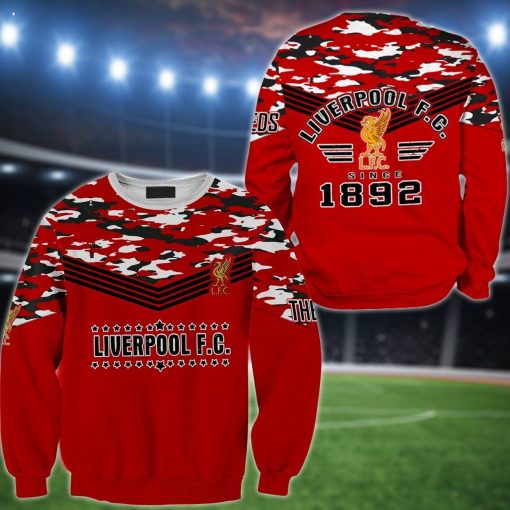 Liverpool FC Camouflage Christmas Sweater