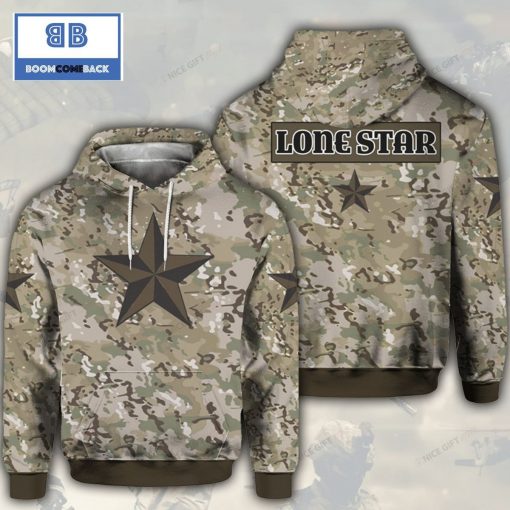 Lone Star Camouflage 3D Hoodie