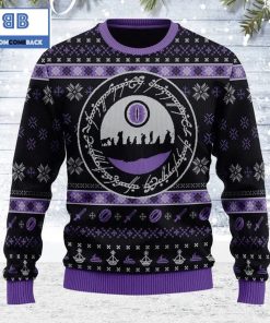 lotr ring language ugly woolen sweater 2 lv2nB