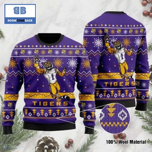 Lsu Tigers Football Ugly Christmas Sweater