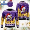 Los Angeles Dodgers Santa Claus Hat Ho Ho Ho 3D Custom Name Ugly Christmas Sweater