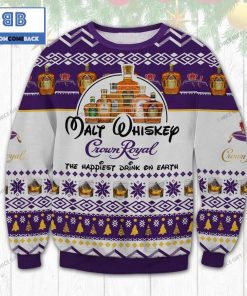 malt whiskey crown royal the happiest dink on earth christmas 3d sweater 2 0OXDA