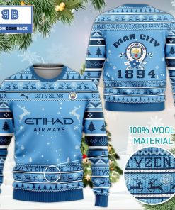 manchester city fc since 1894 3d christmas ugly sweater 2 5nsmE