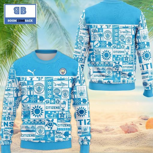 Manchester City FC Ugly Sweater Gift For Citizens Fan