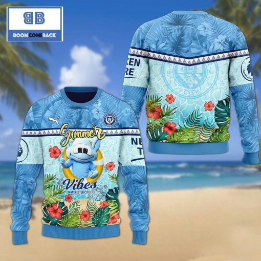 Manchester City Summer Vibers 3D Sweater