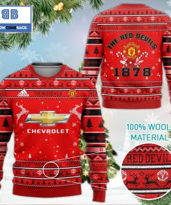 manchester united the red devils since 1878 ugly sweater 2 wWaw7