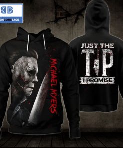 michael myers just the tip i promise christmas 3d hoodie 3 O4IYn