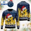 Milwaukee Brewers Santa Claus Hat Ho Ho Ho 3D Custom Name Ugly Christmas Sweater