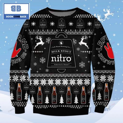 Milk Stout Nitro Beer Christmas Ugly Sweater