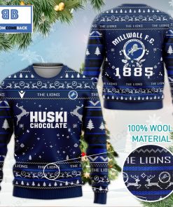 millwall fc since 1885 3d ugly christmas sweater 2 lw10u