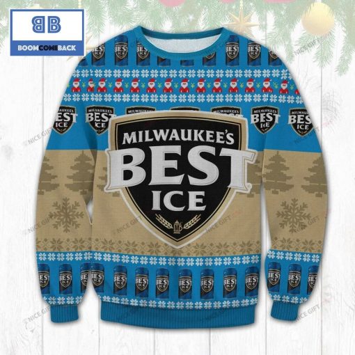 Milwaukee’s Best Ice Beer Christmas Ugly Sweater
