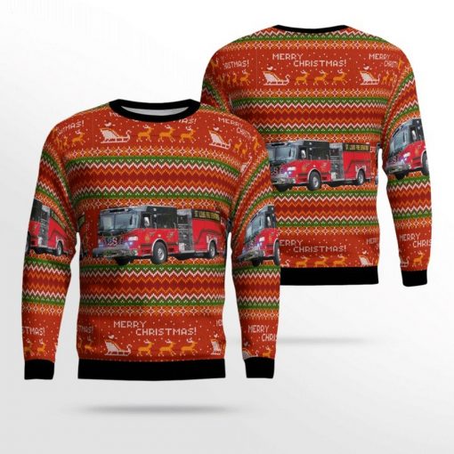 Missouri St. Louis Fire Department Ugly Christmas Sweater