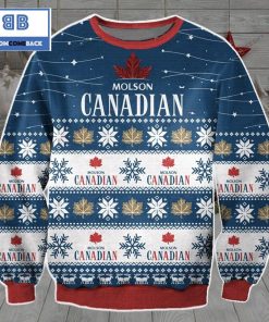 molson canadian beer christmas ugly sweater 3 ZS381