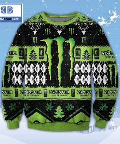monster energy 3d ugly christmas sweater 3 45w28