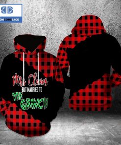 mrs claus but married to the grinch halloween 3d hoodie 3 oQzaj