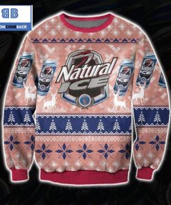 natural cold beer 3d christmas ugly sweatshirt 2 xzVjZ