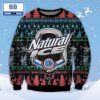 Natural Light Beer Christmas Blue Ugly Sweater