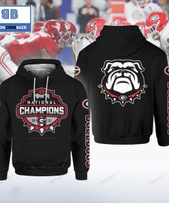 ncaaf georgia bulldogs national champions 2021 black 3d hoodie 2 iR58l